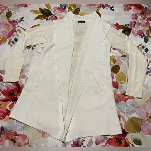 R&W off-white cream open front sweater - BRAND NEW! Size: XS - Picture 3 of 6